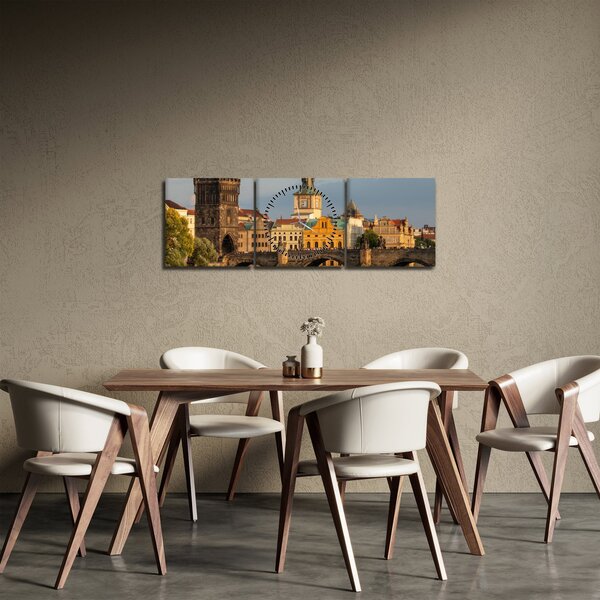 Slika - Karlov most (sa satom) (90x30 cm)