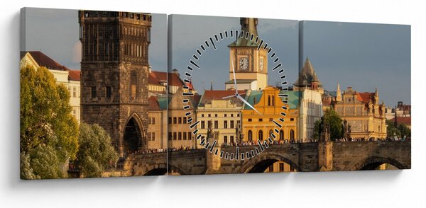 Slika - Karlov most (sa satom) (90x30 cm)