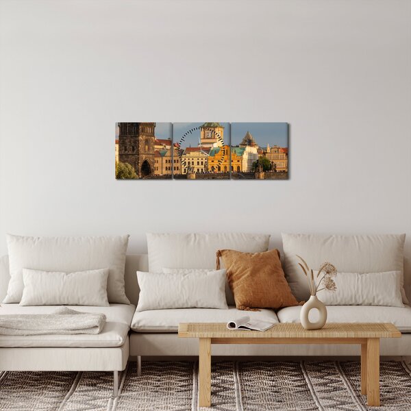 Slika - Karlov most (sa satom) (90x30 cm)