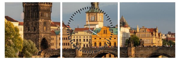 Slika - Karlov most (sa satom) (90x30 cm)