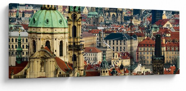 Slika - Panorama Praga (sa satom) (90x30 cm)