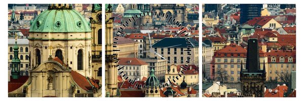 Slika - Panorama Praga (sa satom) (90x30 cm)
