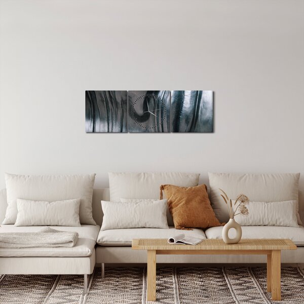 Slika - Čelično lice (sa satom) (90x30 cm)