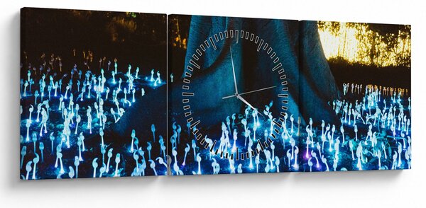 Slika - Magično stablo (sa satom) (90x30 cm)