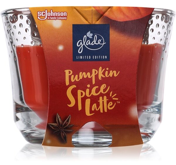 GLADE Pumpkin Spice Latté mirisna svijeća 204 g