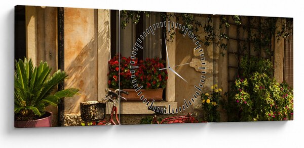Slika - Slikovita Italija (sa satom) (90x30 cm)