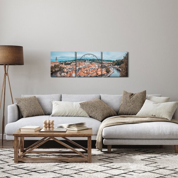 Slika - Český Krumlov (sa satom) (90x30 cm)
