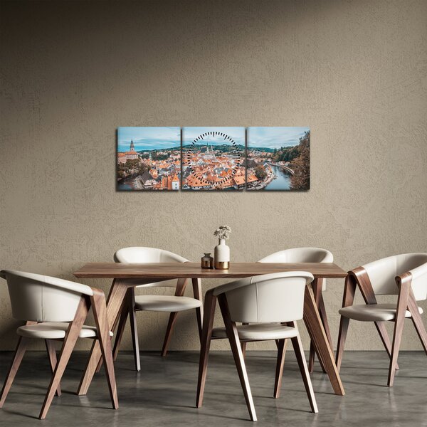 Slika - Český Krumlov (sa satom) (90x30 cm)