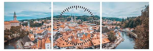 Slika - Český Krumlov (sa satom) (90x30 cm)