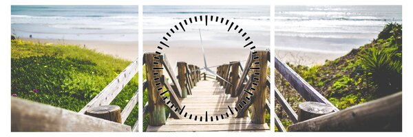 Slika - Ulaz na plažu (sa satom) (90x30 cm)