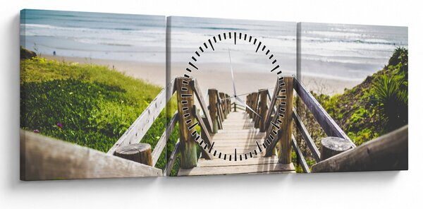 Slika - Ulaz na plažu (sa satom) (90x30 cm)