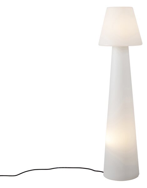Dizajnerska vanjska podna lampa bijela IP44 - Katrijn