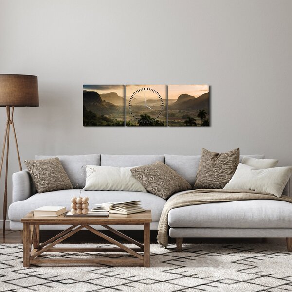 Slika - Kubanski vrhovi (sa satom) (90x30 cm)