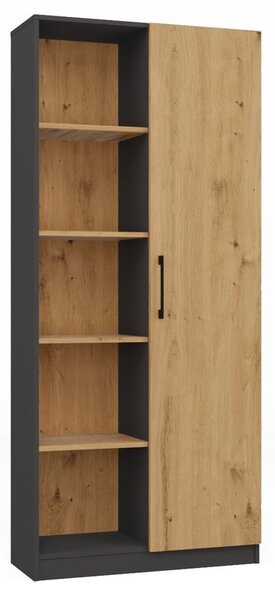 Zondo.hr Regal Recados 1 (antracit + hrast artisan). Akcija -20%. 1132653