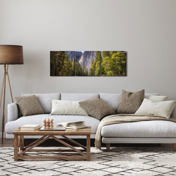 Slika - Ispod Josemitske stijene (sa satom) (90x30 cm)