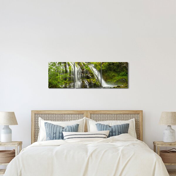 Slika - Slap, Wind River Valley (sa satom) (90x30 cm)