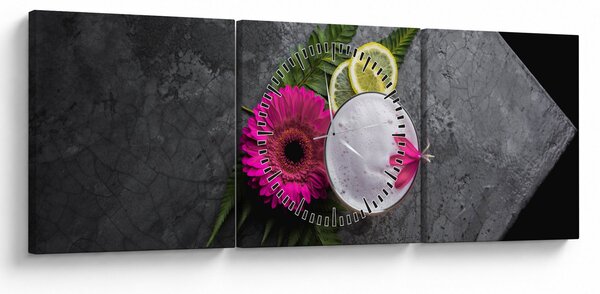 Slika - Noći u Bangkoku (sa satom) (90x30 cm)