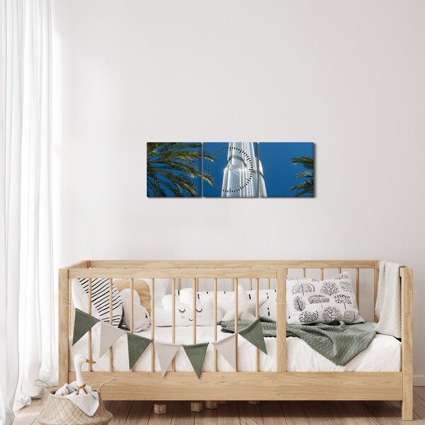Slika - Burj Khalifa (sa satom) (90x30 cm)