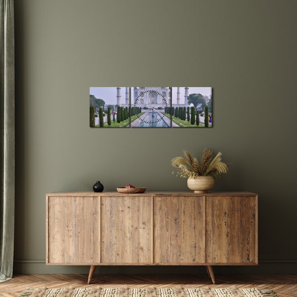 Slika - Taj Mahal pri izlasku sunca (sa satom) (90x30 cm)