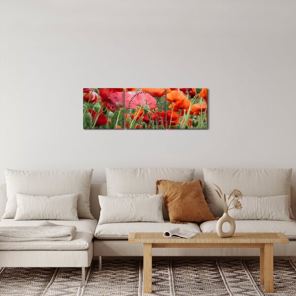 Slika polja maka (sa satom) (90x30 cm)