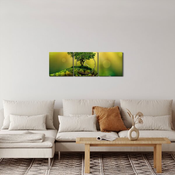 Slika - Majka zemlja (sa satom) (90x30 cm)