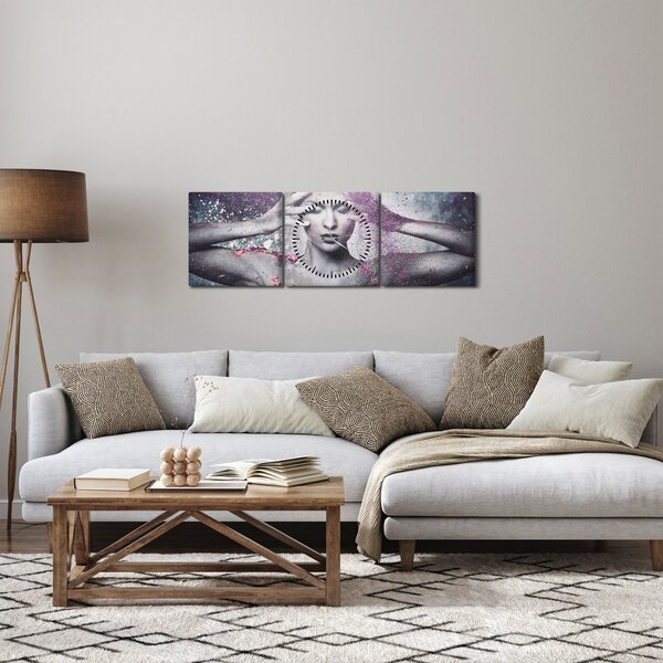 Slika - Energija (sa satom) (90x30 cm)