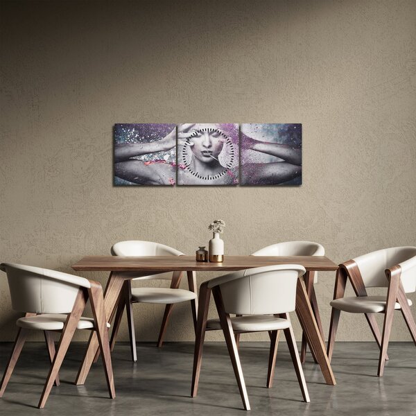 Slika - Energija (sa satom) (90x30 cm)