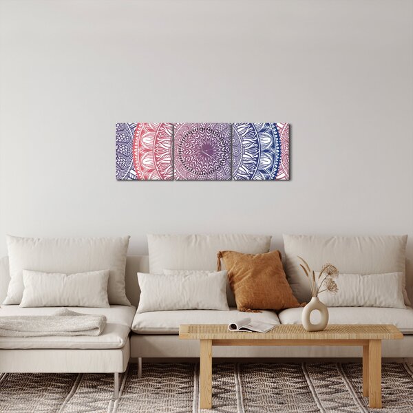 Slika od mandale (sa satom) (90x30 cm)