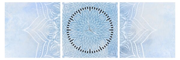 Slika - Zimska mandala (sa satom) (90x30 cm)