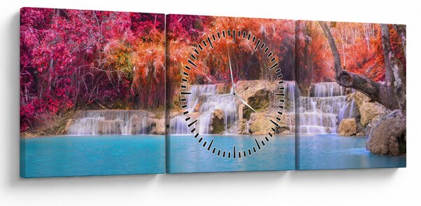 Slika tirkizne lagune, Laos, Tat Kuang Si (sa satom) (90x30 cm)