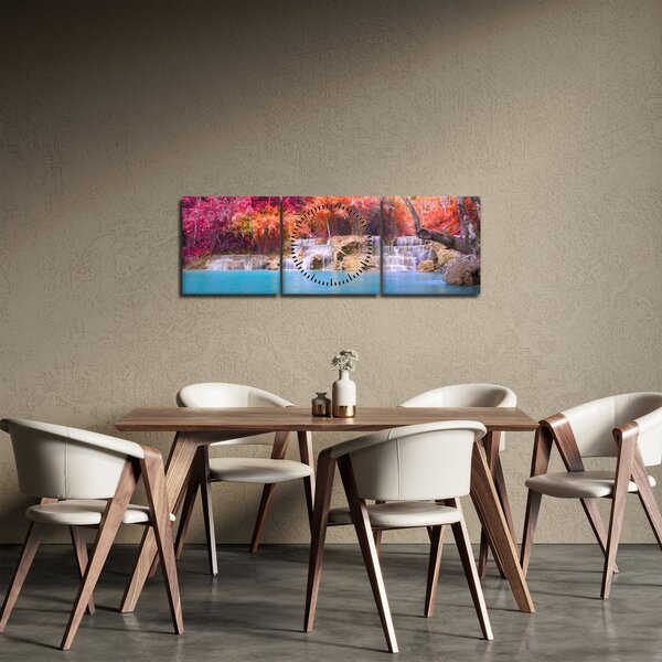 Slika tirkizne lagune, Laos, Tat Kuang Si (sa satom) (90x30 cm)