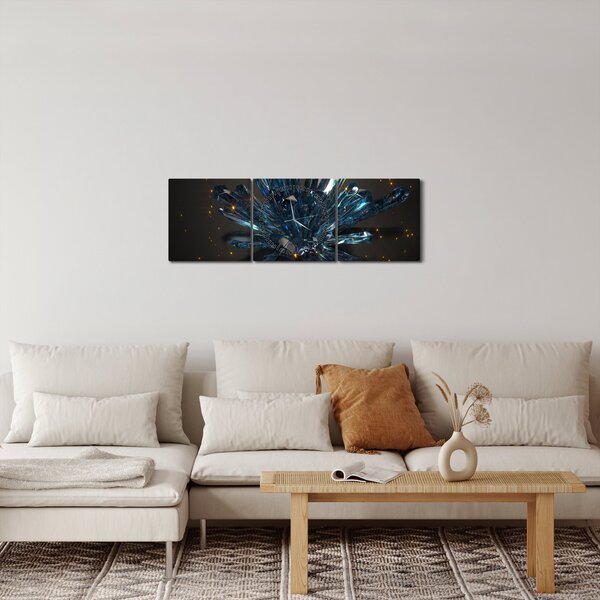 Slika kristala (sa satom) (90x30 cm)