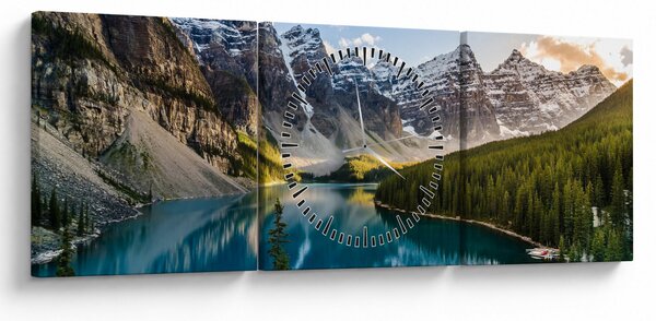 Slika - Kanada, Nacionalni park Banff, jezero Moraine (sa satom) (90x30 cm)