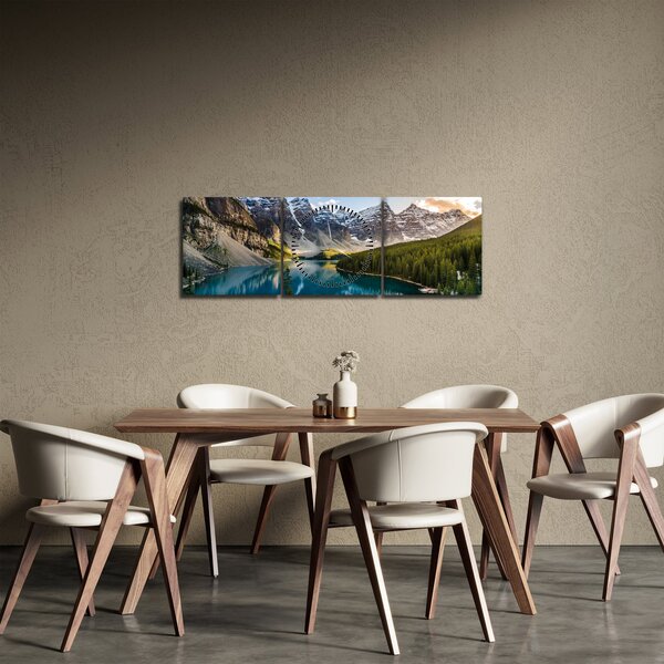 Slika - Kanada, Nacionalni park Banff, jezero Moraine (sa satom) (90x30 cm)