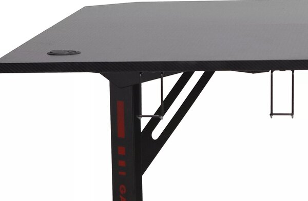 Kutni pisaći stol B-219 crni