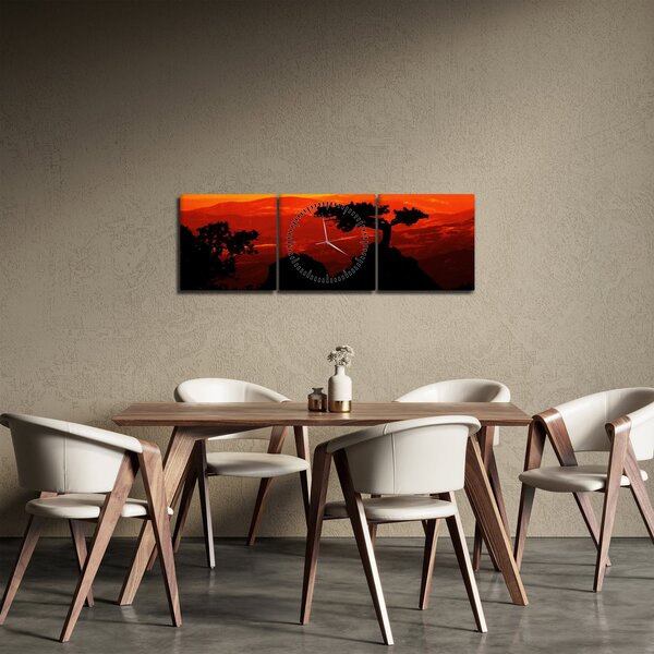 Slika - Zalazak sunca (sa satom) (90x30 cm)