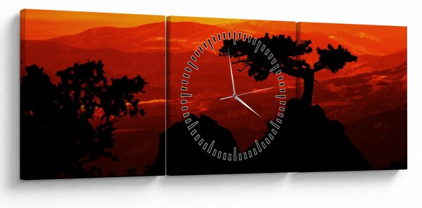 Slika - Zalazak sunca (sa satom) (90x30 cm)