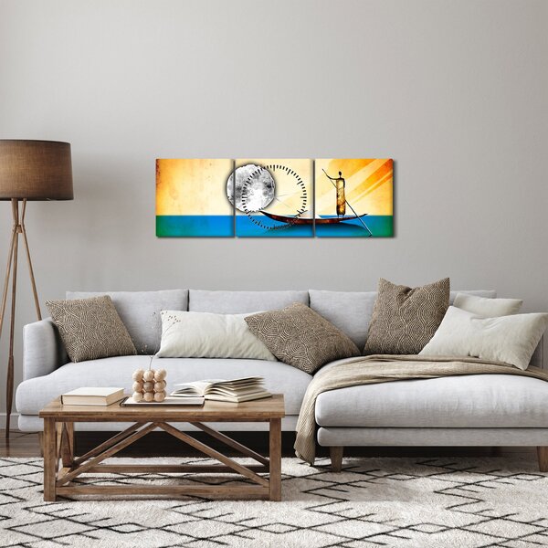 Slika - Antičko slikarstvo (sa satom) (90x30 cm)