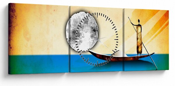 Slika - Antičko slikarstvo (sa satom) (90x30 cm)