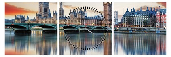 Slika - Londonski Houses of Parliament (sa satom) (90x30 cm)