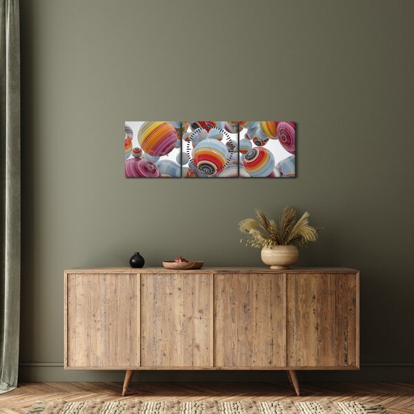 Slika oslikanih kugli (sa satom) (90x30 cm)