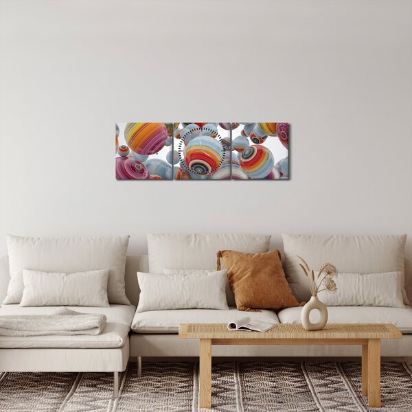Slika oslikanih kugli (sa satom) (90x30 cm)