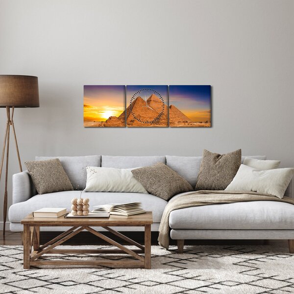 Slika - Egipatske piramide (sa satom) (90x30 cm)