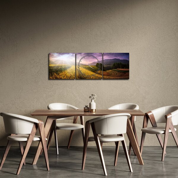 Slika pejzaža (sa satom) (90x30 cm)