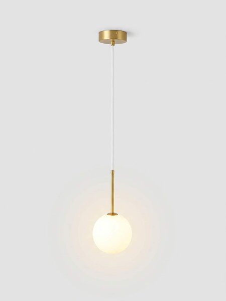 Sinsay - Viseća lampa sa zlatnim detaljima i okruglim sjenilom