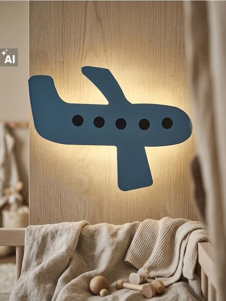 Sinsay - Dječja LED zidna lampa u obliku aviona