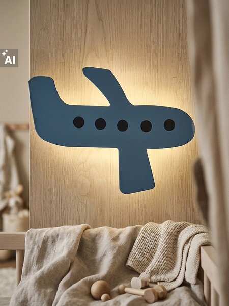 Sinsay - Dječja LED zidna lampa u obliku aviona