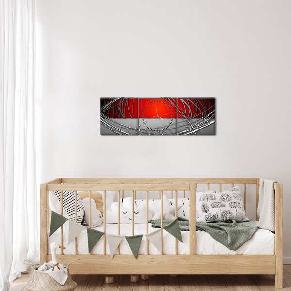 Apstraktna slika (sa satom) (90x30 cm)