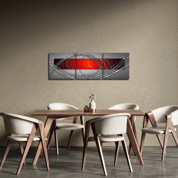 Apstraktna slika (sa satom) (90x30 cm)