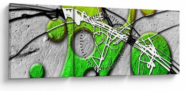 Apstraktna slika (sa satom) (90x30 cm)